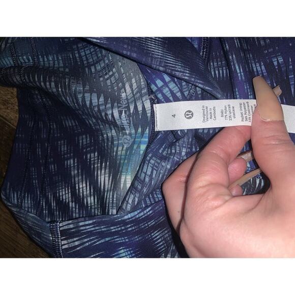 Invigorate High-Rise Tight: Shapeshifter Flux Blue summer Lululemon 138$ active - Picture 5 of 8